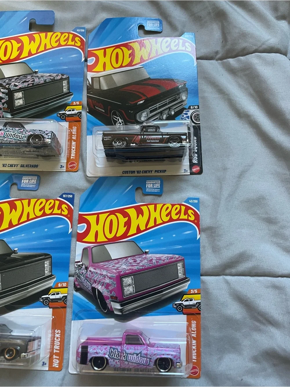 Hotwheels truck lot of 4
